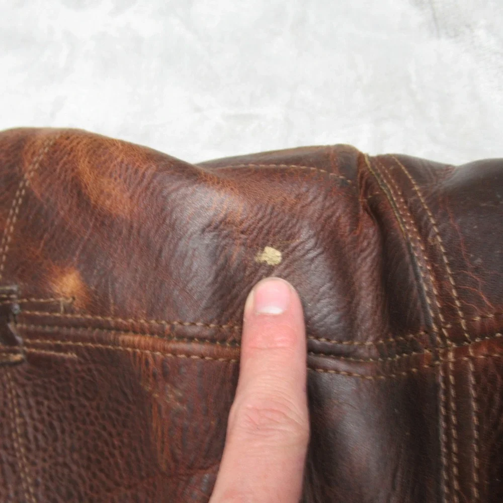 Justin Mens Boots 9.5 M Brown Leather Pull On‎ Cowboy Riding Roper Rugged Work